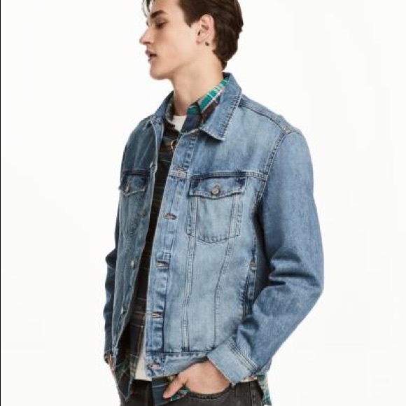 h&m mens jeans jackets